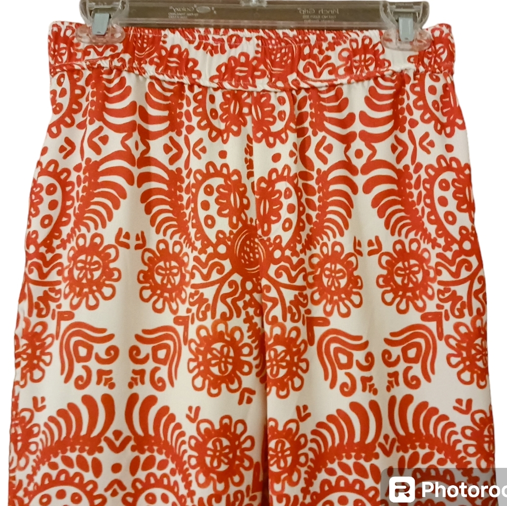 💰ZARA Women's Boho Straight Leg Print Pants. SM NWT - Picture 3 of 8